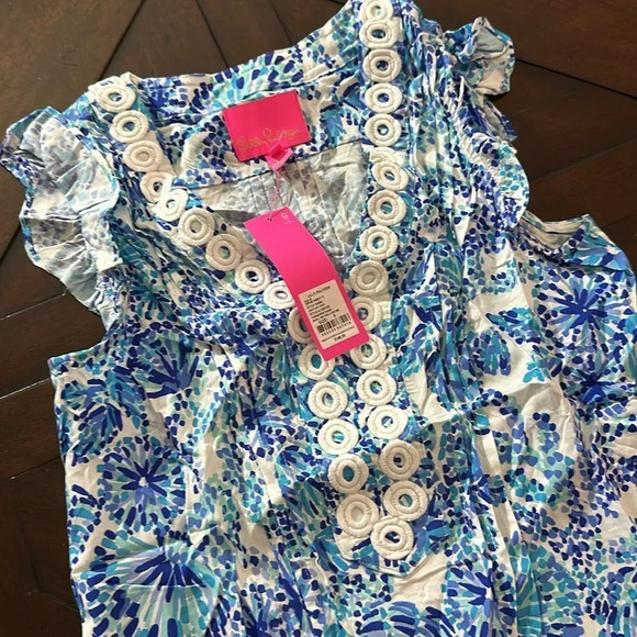 NEW Lilly Pulitzer Dress Joan Tunic Dress, Shell Me You Love Me - Picture 8 of 9
